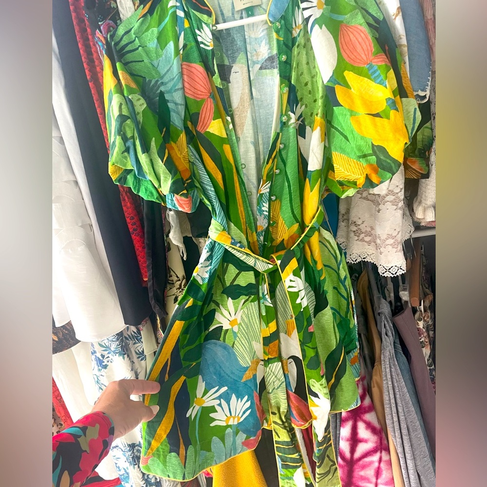 FARM Rio puff sleeve romper - Picture 7 of 10